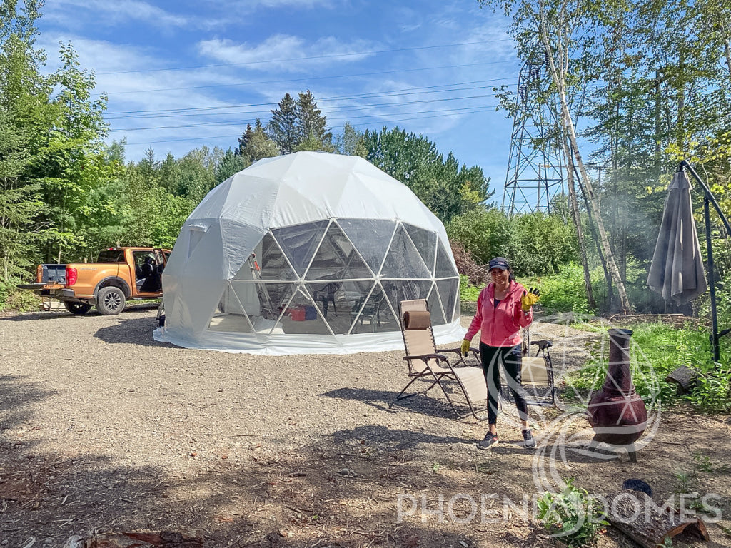 20/6M Dome Light Frame / White