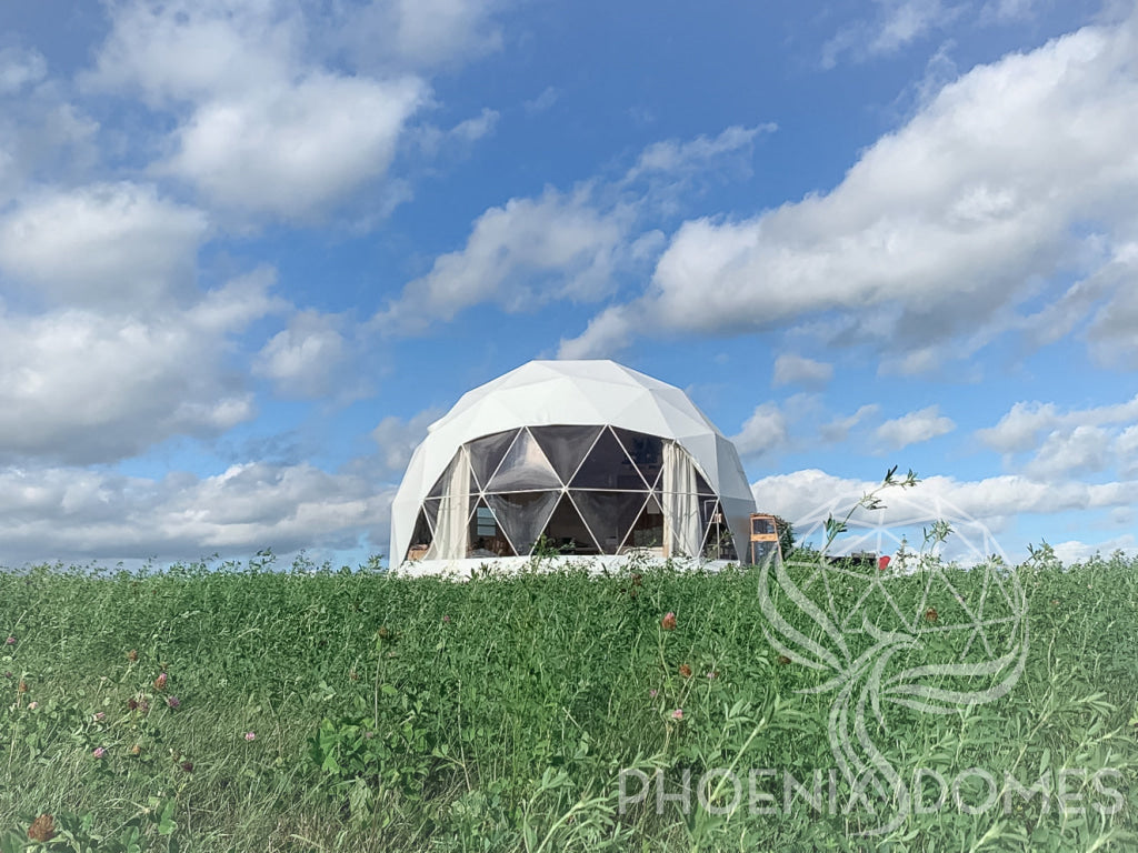 26/8M Dome Medium Frame / White