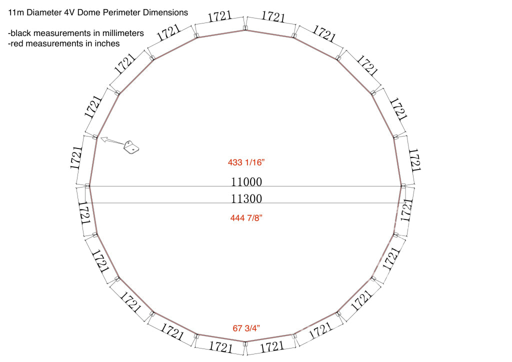 36/11M Dome