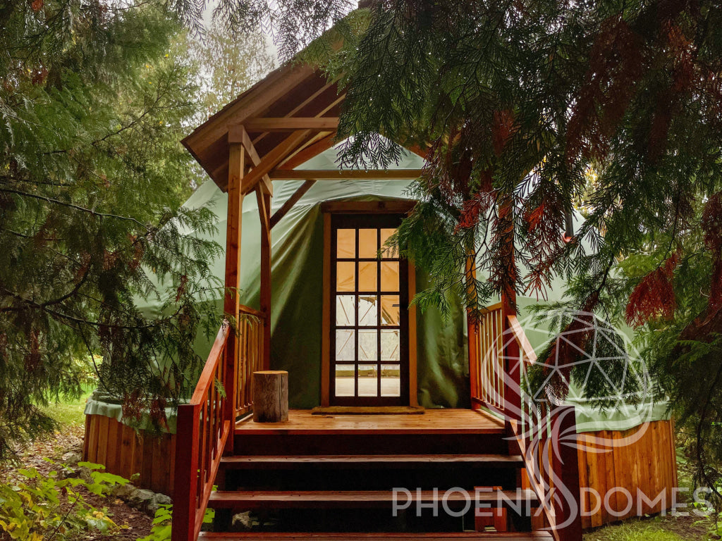 4-Season Deluxe Glamping & Yoga Package Dome - 30’/9M