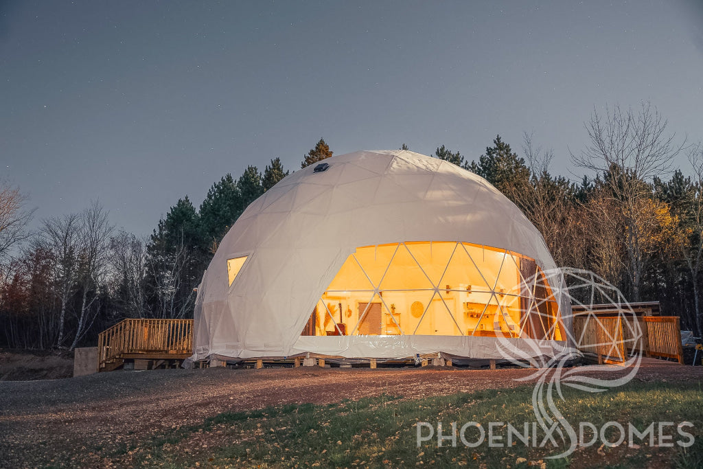 Custom Designed 39’/12M Dome - Floor Plans Included