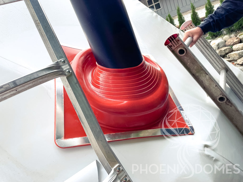 Silicone Chimney/pipe Flashing 6-12 High Temp Add-On