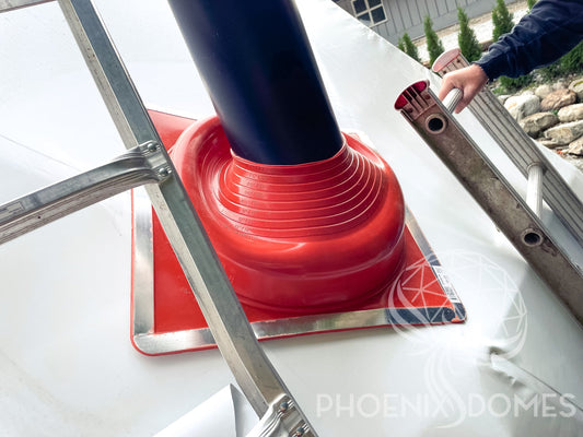Silicone Chimney/pipe Flashing 6-12 High Temp Add-On