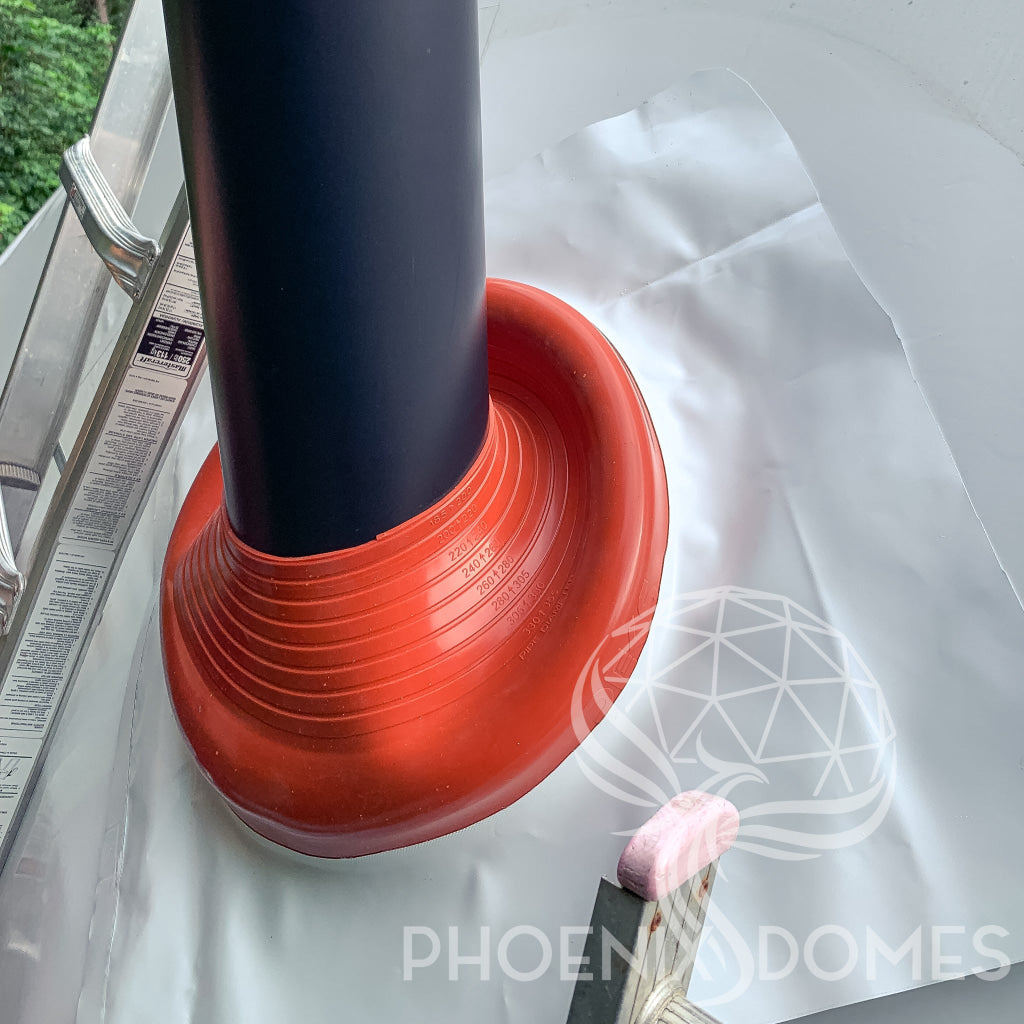 Silicone Chimney/pipe Flashing Add-On