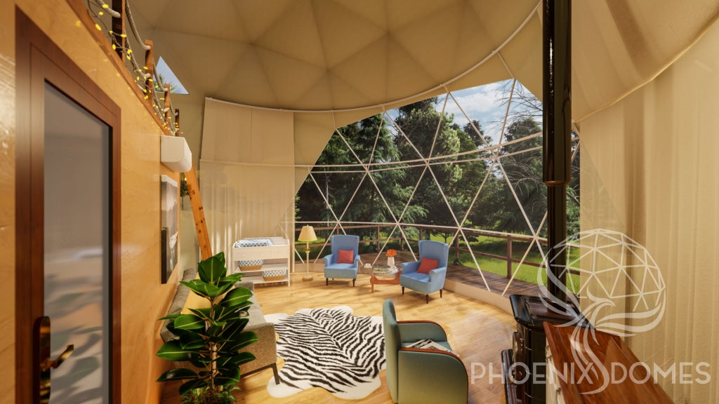 Extended Height 4-Season Glamping Package Dome