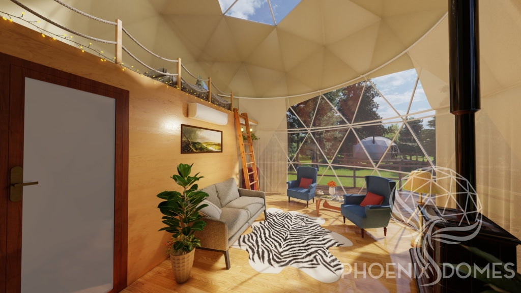 Extended Height 4-Season Glamping Package Dome