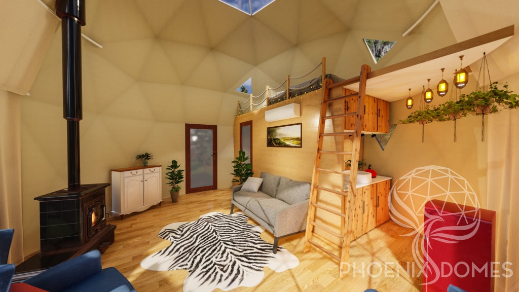 Extended Height 4-Season Glamping Package Dome