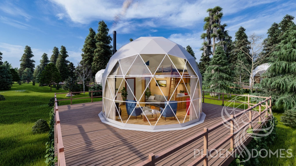 Extended Height 4-Season Glamping Package Dome