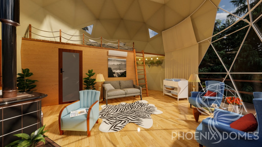 Extended Height 4-Season Glamping Package Dome
