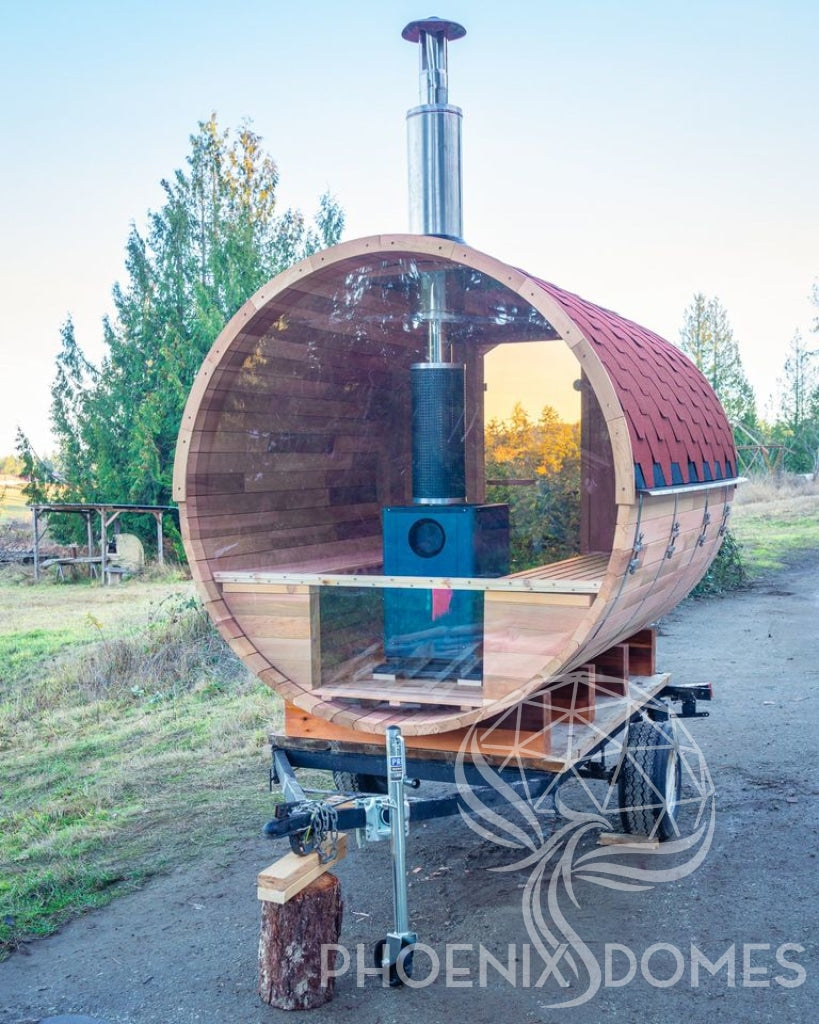 Panorama Cedar Sauna Trailer - Deposit