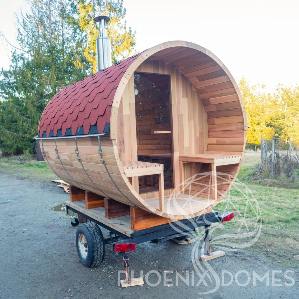 Panorama Cedar Sauna Trailer - Deposit